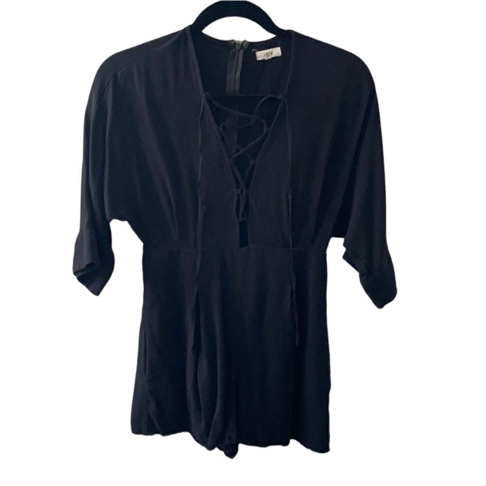 🖤 Lucca Black Romper - Size Small